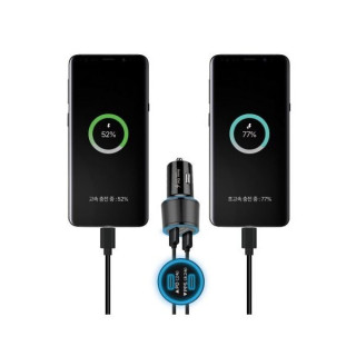 [엑스트라] MX460 퀵차지 3.0 초고속 듀얼 PD 차량용 충전기