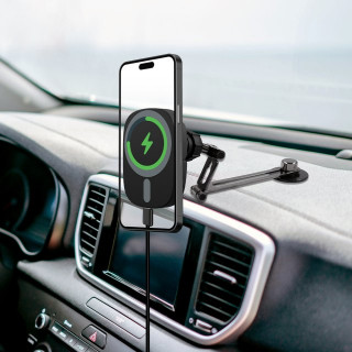 [엑스트라] 카프리 CF-1600 맥세이프 차량용 거치식 고속무선충전기