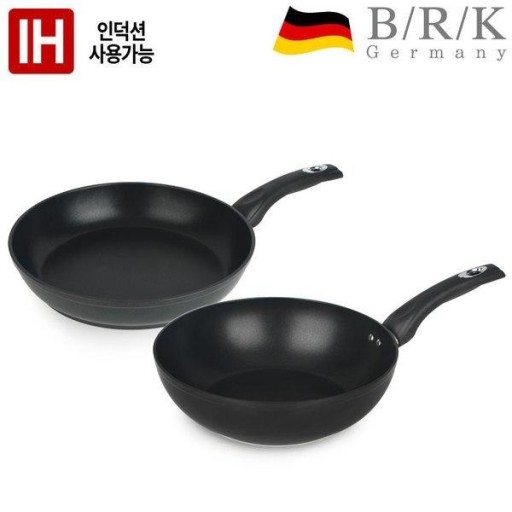 [BRK] 스마트 인덕션 후라이팬 2종세트 (24cm+28wok)