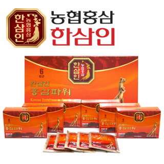[농협 한삼인] 홍삼파워 50ml x 30포 + 쇼핑백
