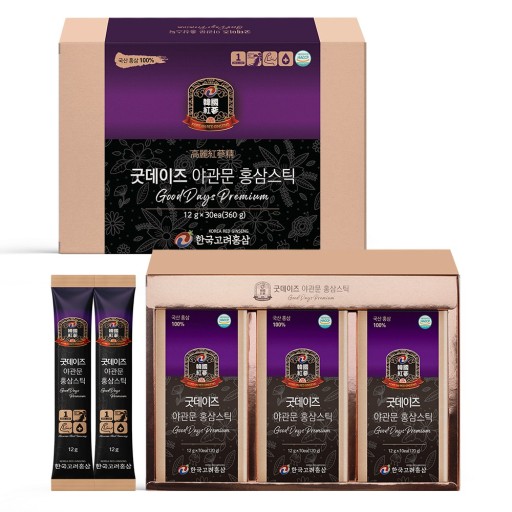 [한국고려홍삼] 굿데이즈 야관문 홍삼스틱 12gx30포