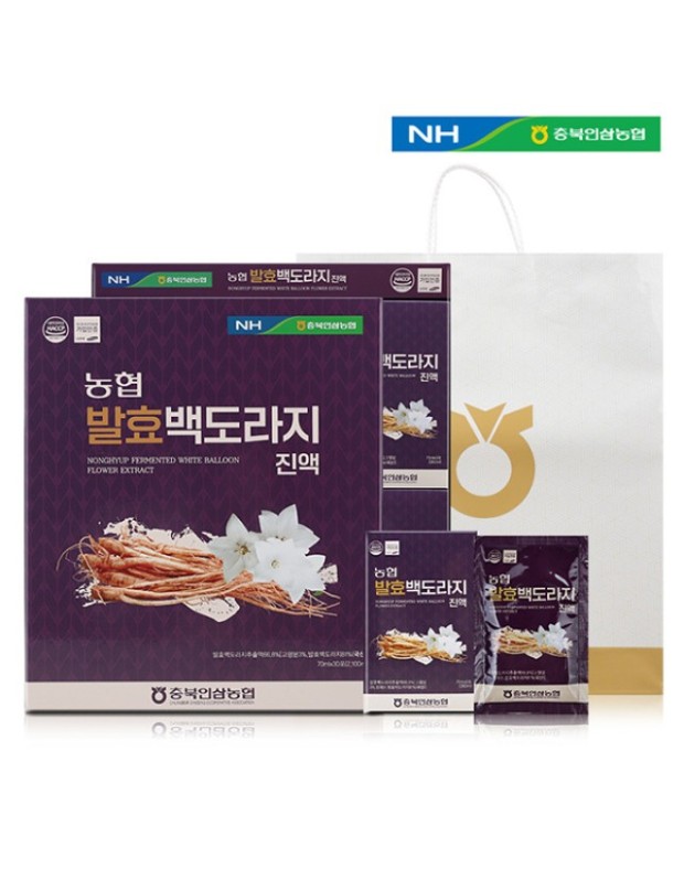 [충북인삼농협] 발효 백도라지진액 70ml x 30포