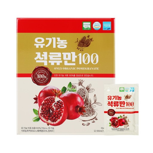 [옻가네] 유기농 석류만100 70ml x 30포