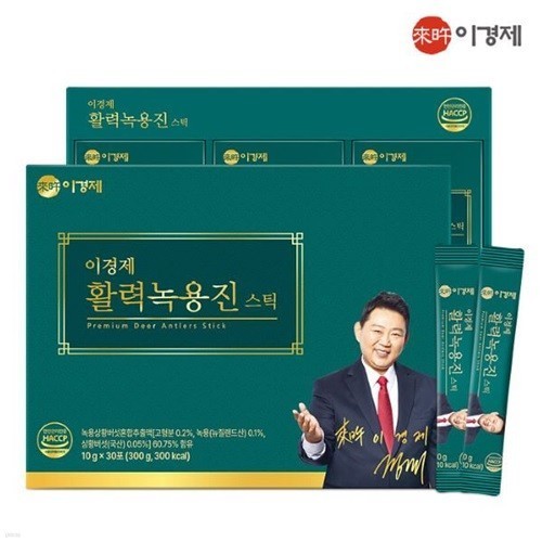 [이경제] 활력녹용진 스틱 10g x 30포